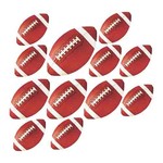 Amscan Football Cutouts - 12ct. (3 sizes)