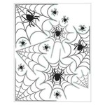 Amscan Halloween Spider Web Window Clings - 14ct.