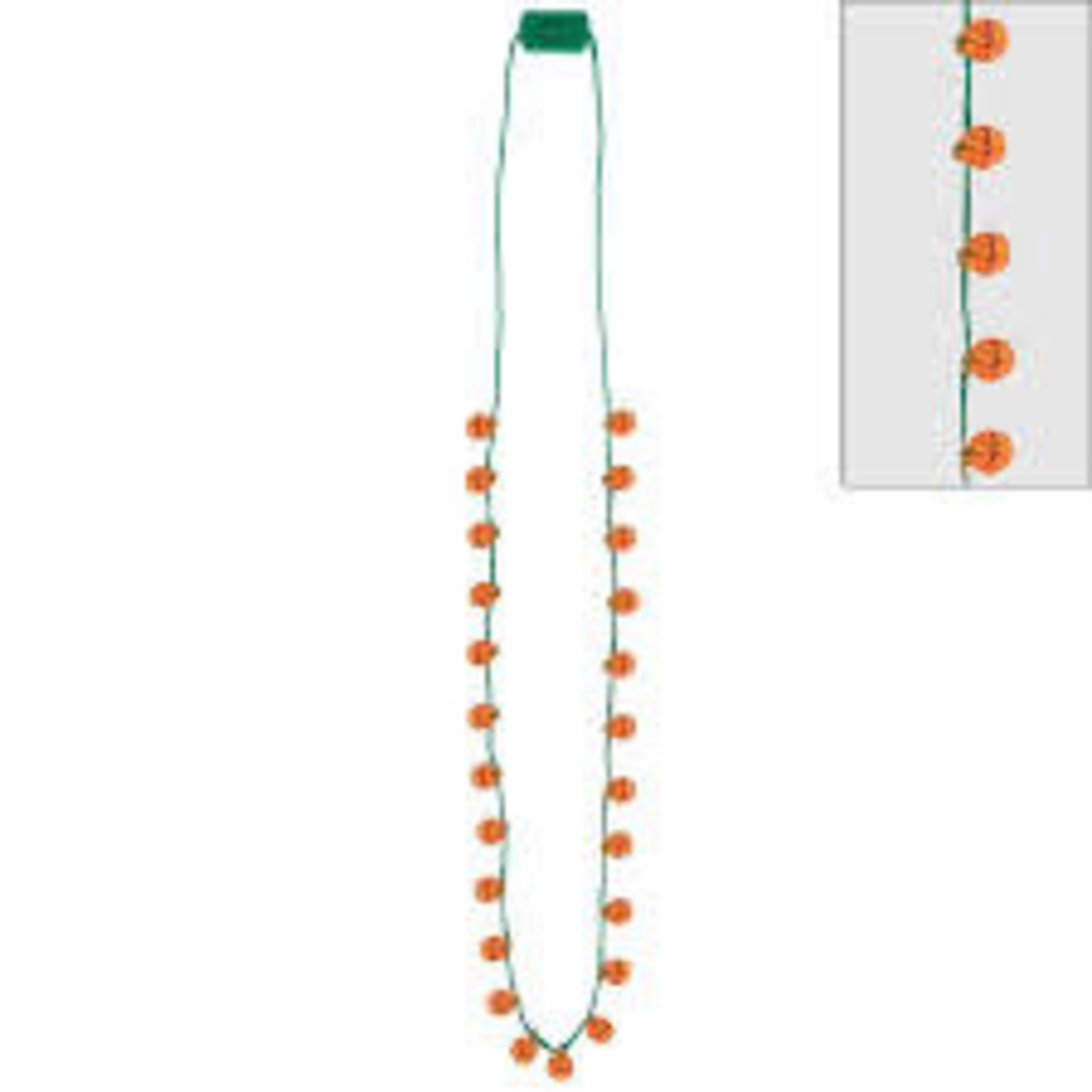 Amscan Pumpkin Light-Up Necklace - 1ct.