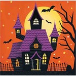 Creative Converting Haunted House Halloween Beverage Napkins 16ct.