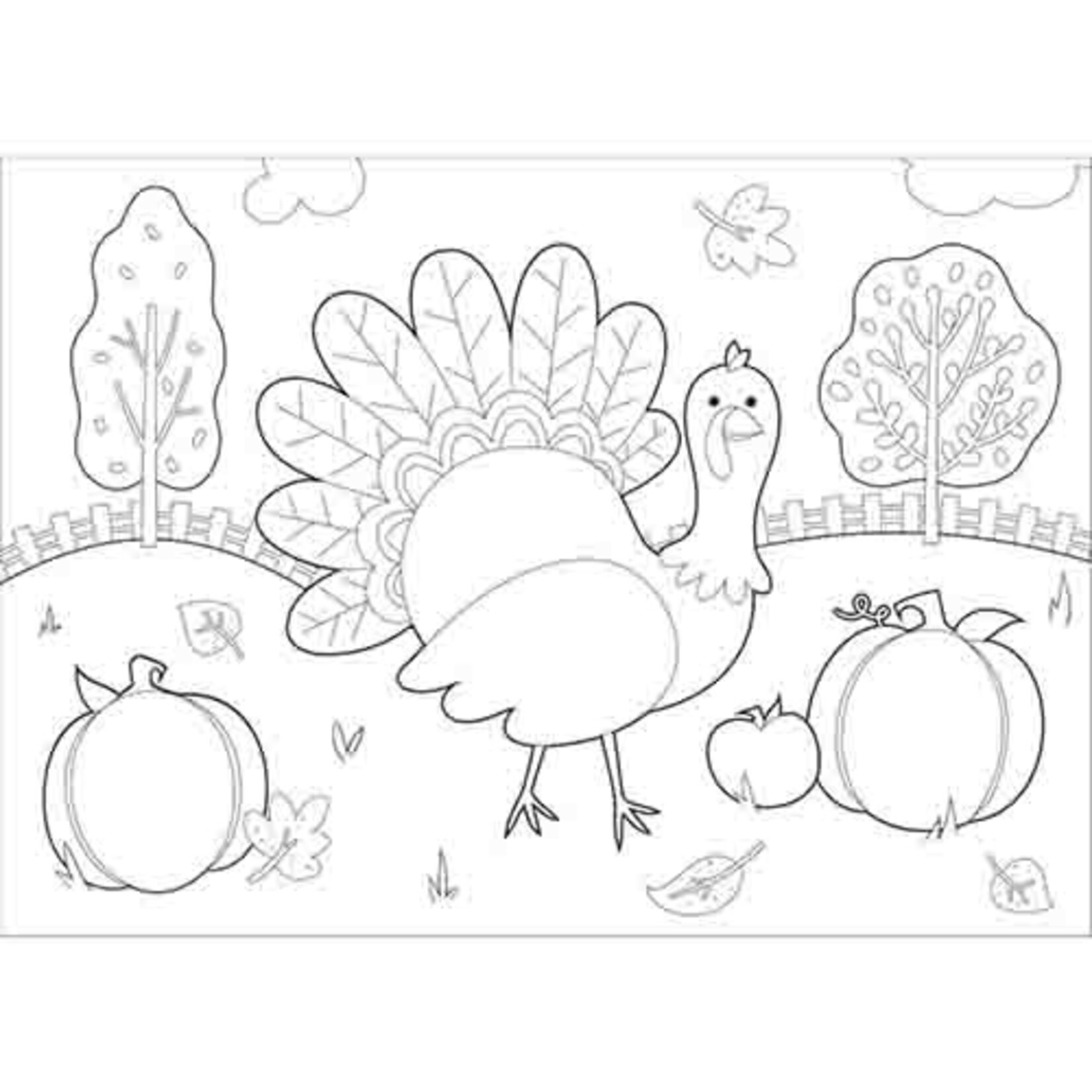 Creative Converting Fall & Thanksgiving Activity Placemats - 8ct.