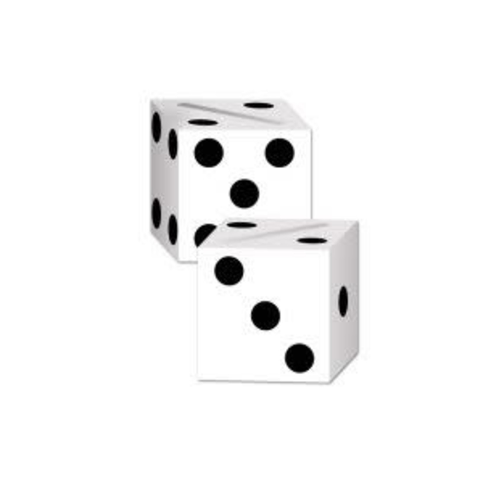 Beistle 6.5" Dice Card Boxes - 2ct.
