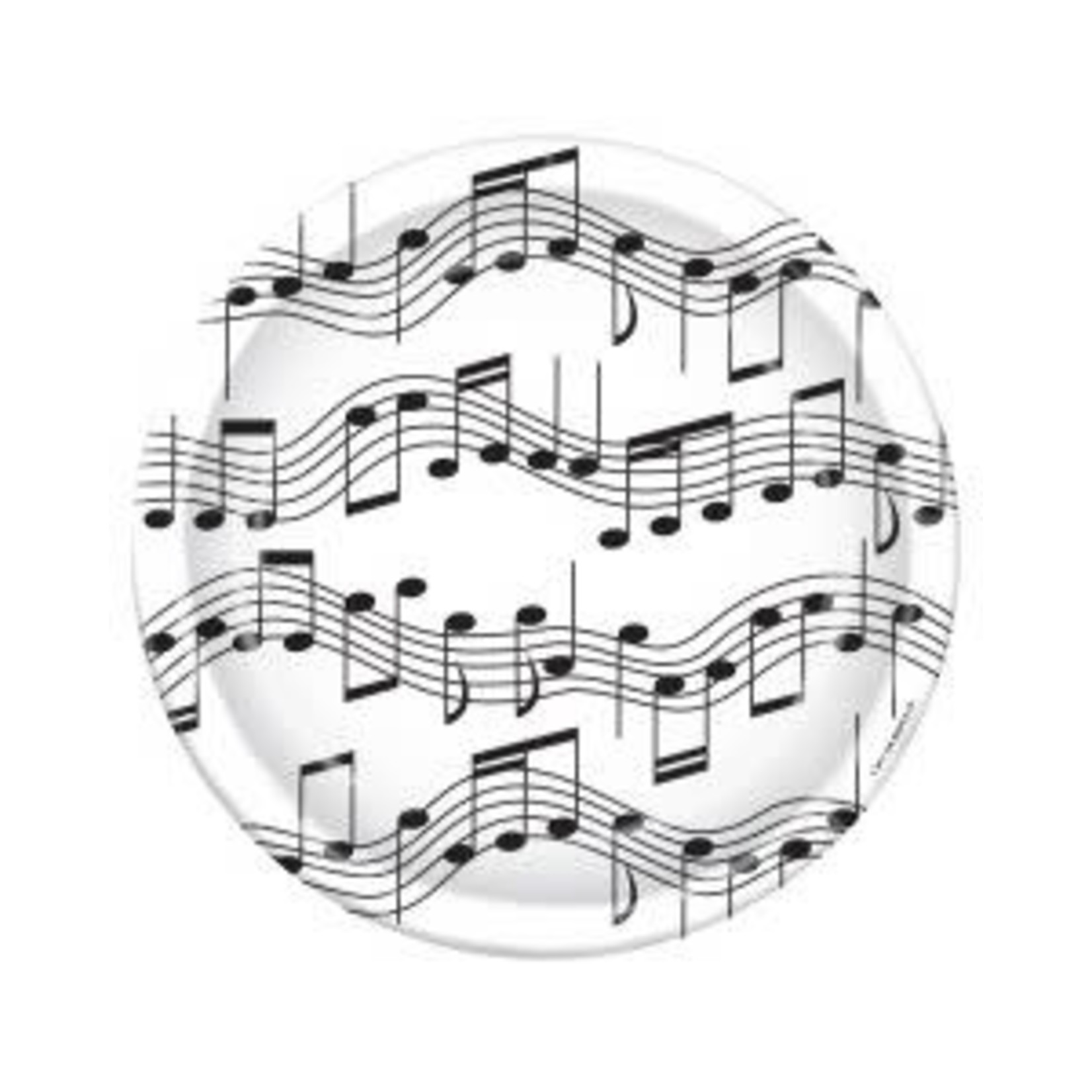 Beistle 9" Musical Notes Plates - 8ct.