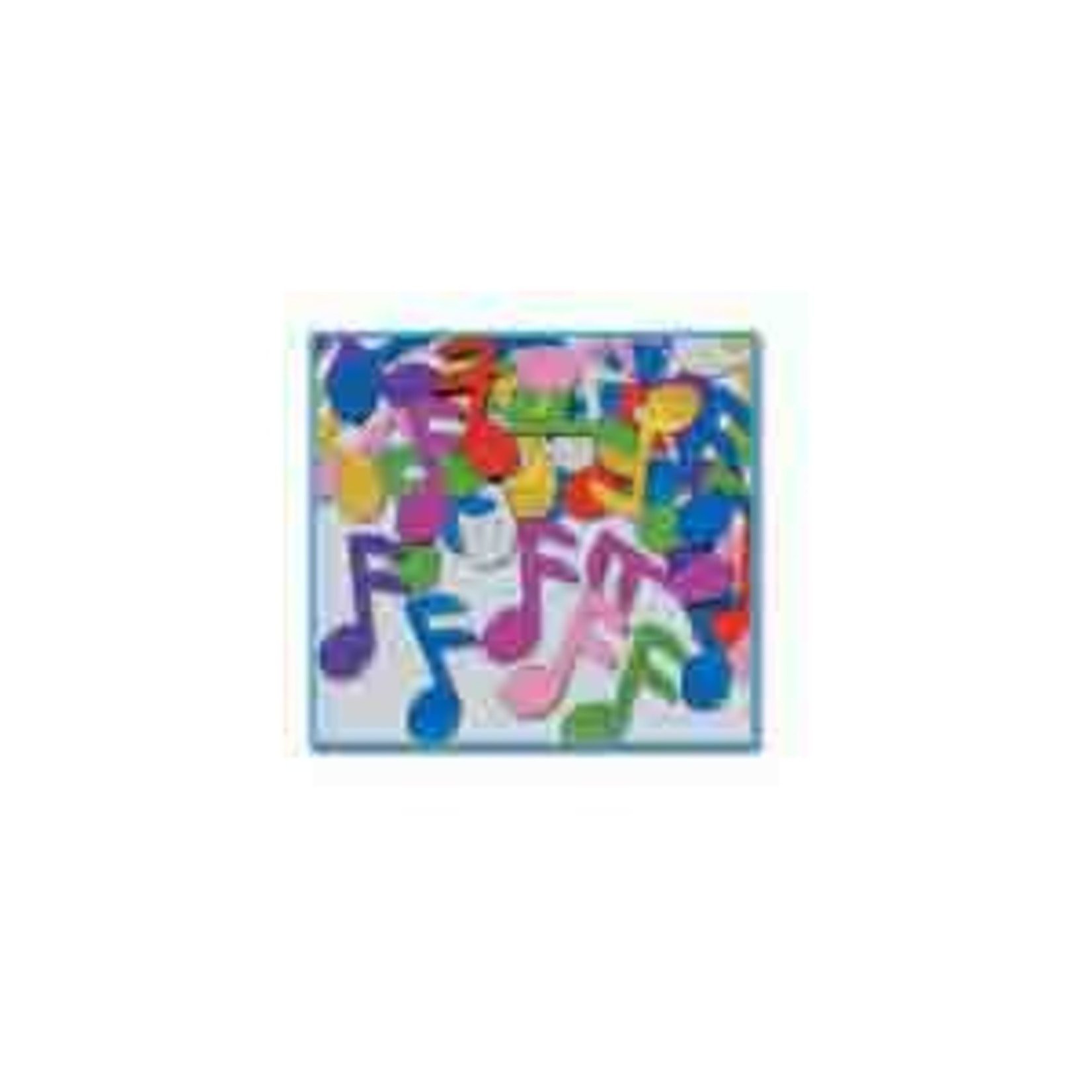 Beistle Multi-Color Musical Notes Confetti - 1oz.