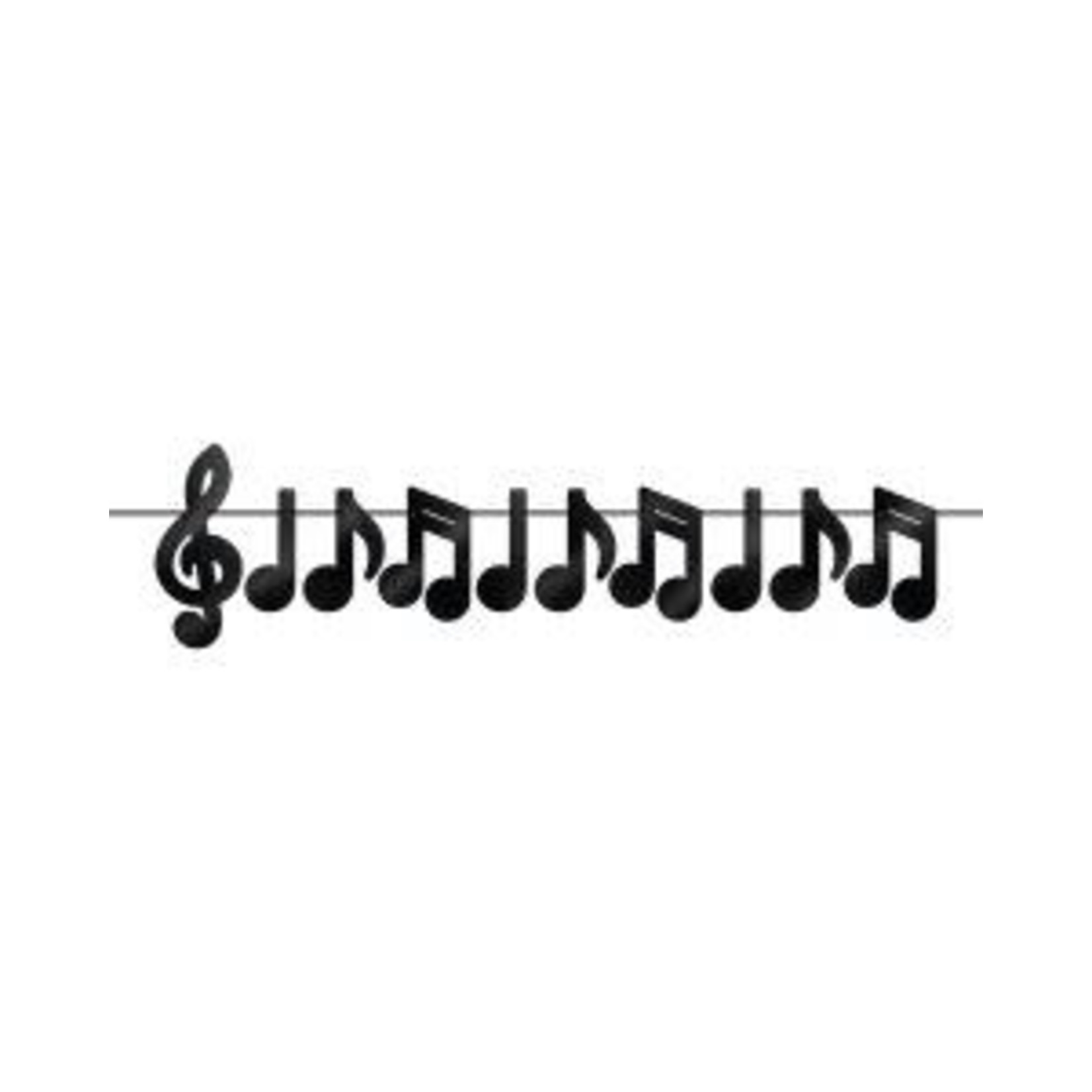 Beistle Musical Notes Banner Streamer - 10'