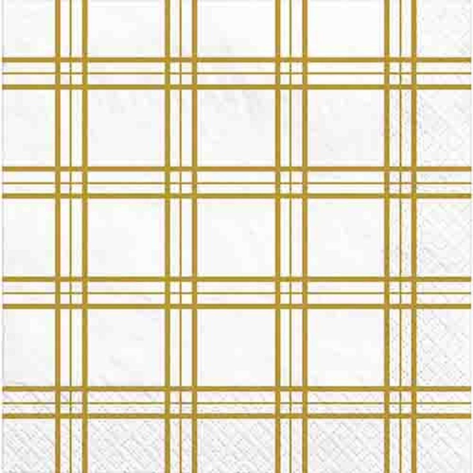 Amscan Gold Motifs Beverage Napkins - 40ct.