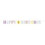 unique Pink Dots 1st Birthday Banner - 1ct. (6ft)