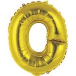 unique 14" Gold 'O' Air-Filled Mylar - 1ct.