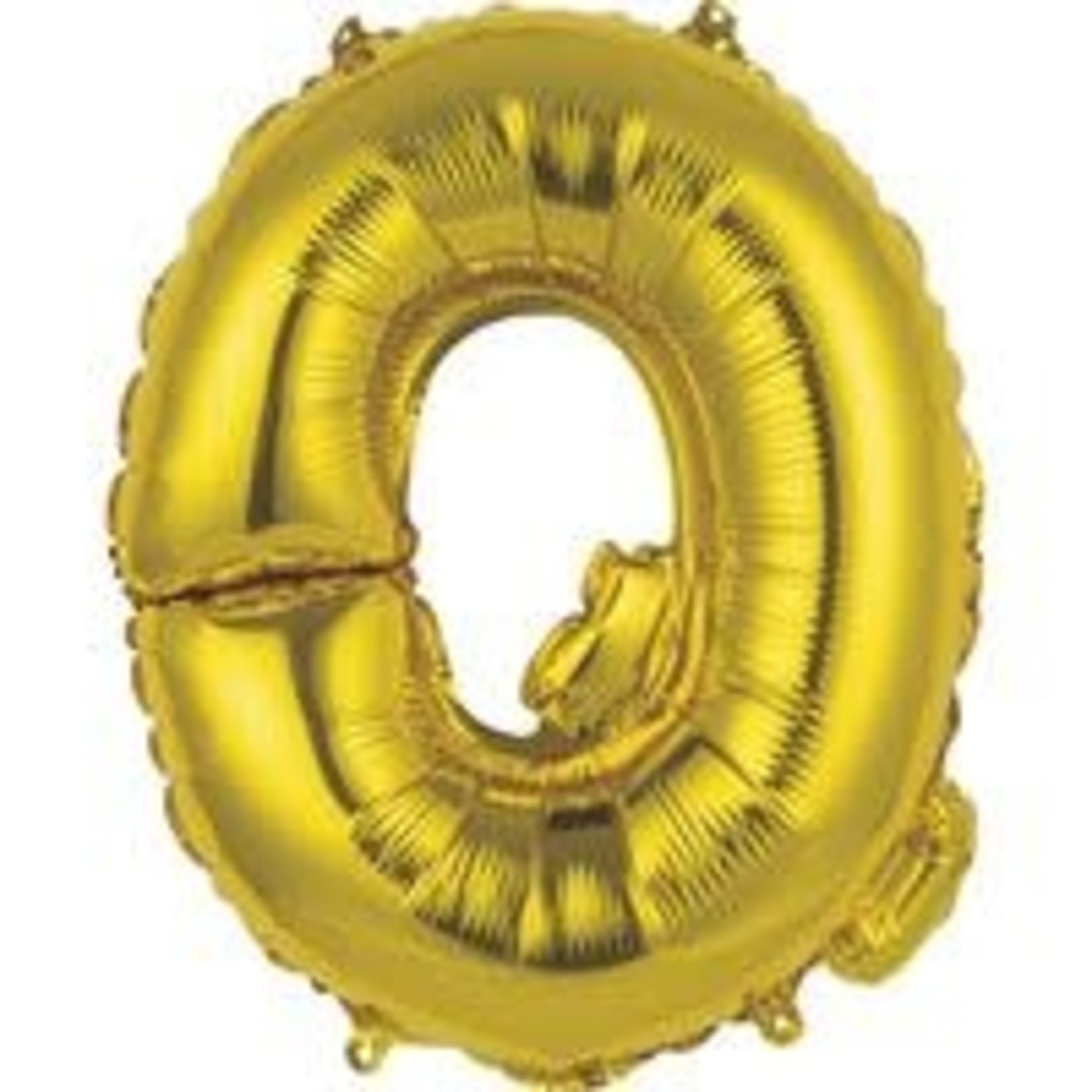 unique 14" Gold 'Q' Air-Filled Mylar Balloon - 1ct.