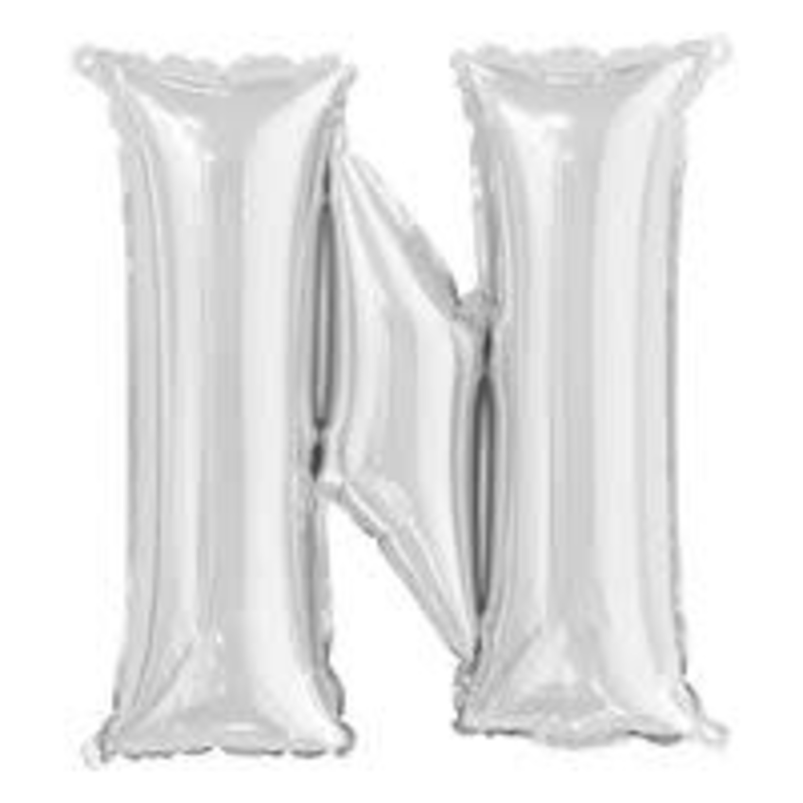 unique 14" Silver 'N' Air-Filled Mylar Balloon - 1ct.
