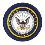 Havercamp 9" United States Navy Plates - 8ct.