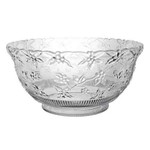 northwest 12qt. Clear Floral Embossed Punch Bowl - 1ct.