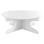 Amscan 14' White Cake Stand - 1ct. (Holds 12" Cake)