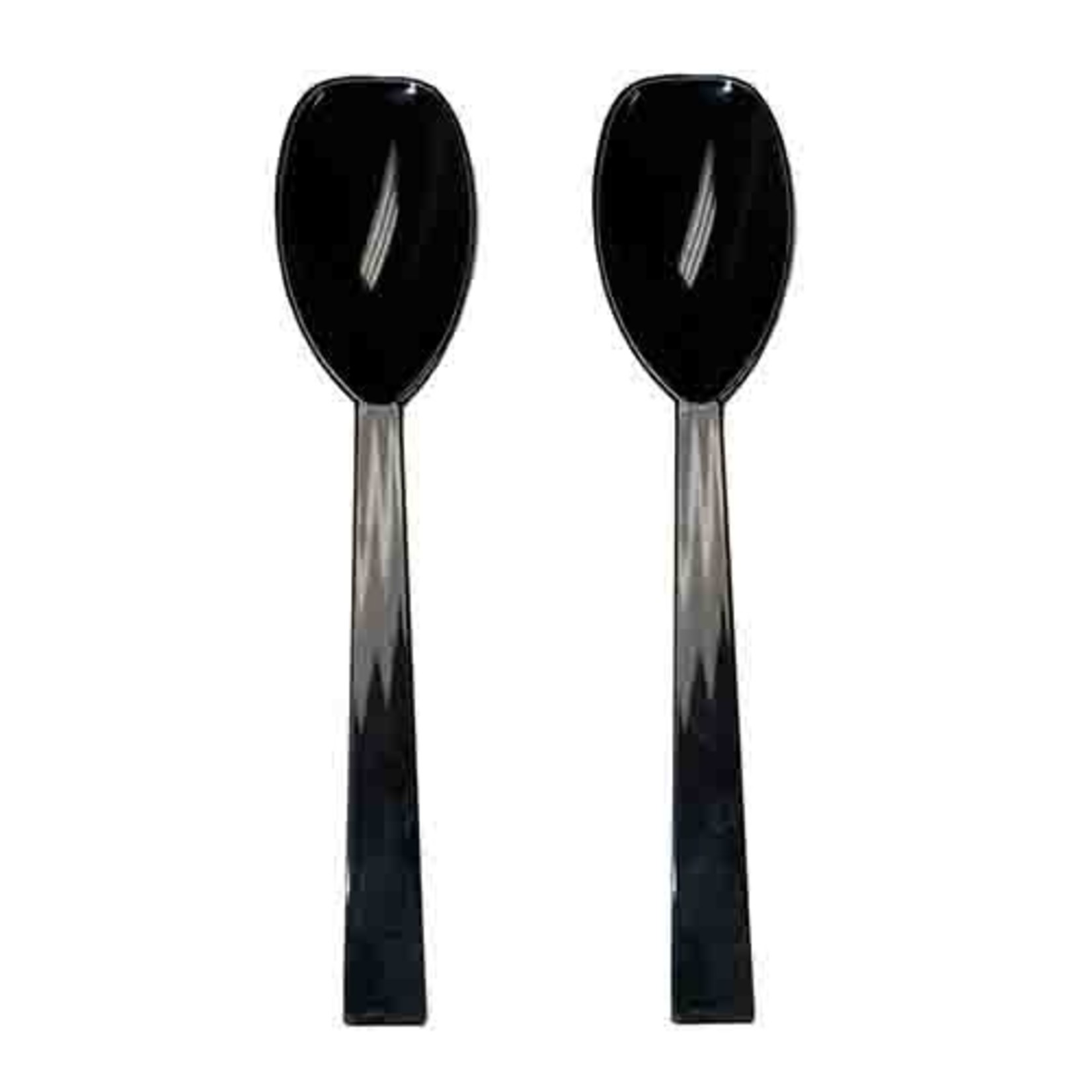 northwest 9" Black Plastic Serving Spoons - 12ct.
