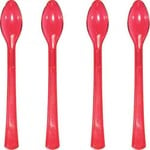 creative converting 4" Red Mini Spoons - 24ct.