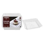 northwest 3.5" Clear Square Serving Dishes - 20ct.