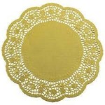 Amscan 10.5" Gold Foil Doilies - 6ct.