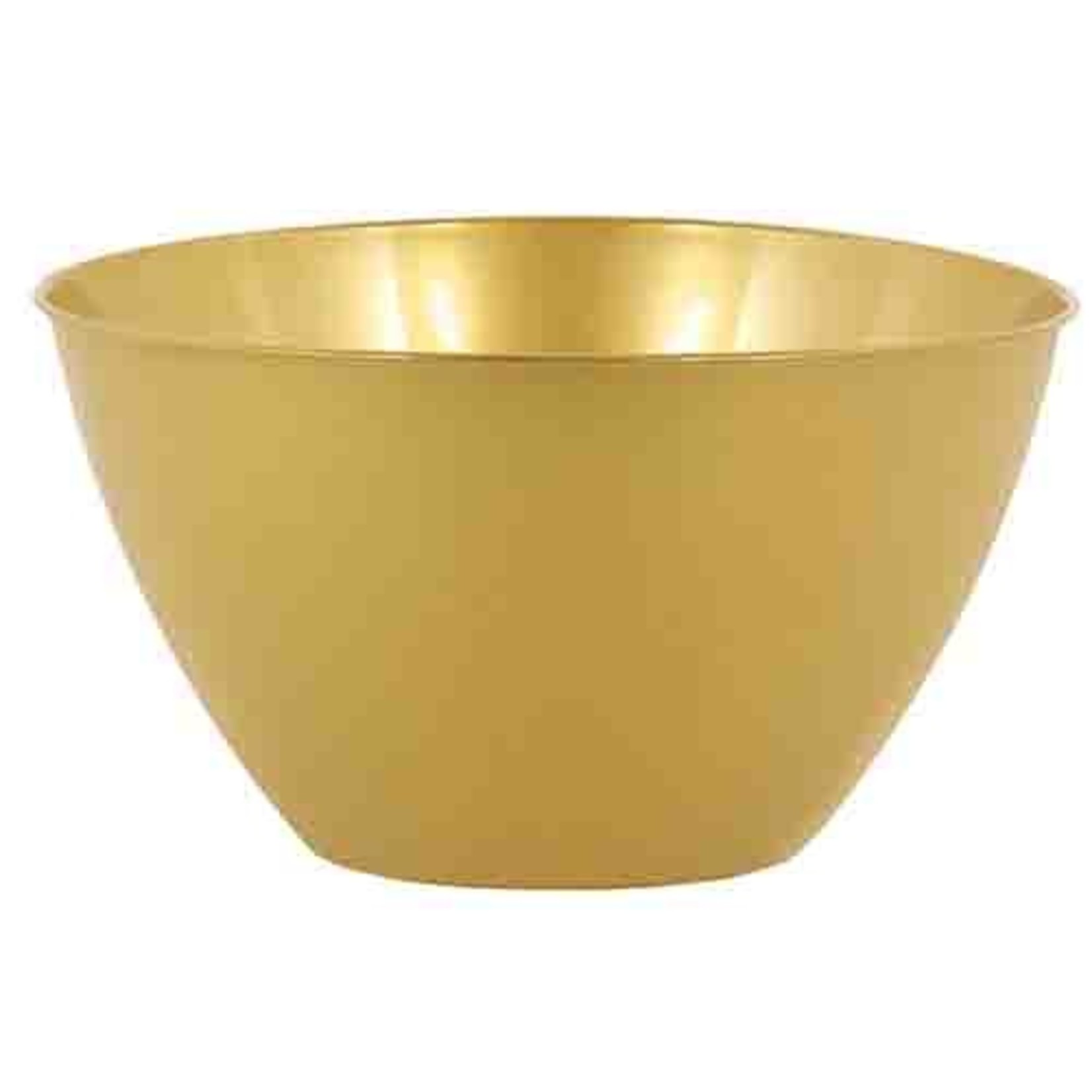 Amscan 24oz. Gold Snack Bowl - 1ct.
