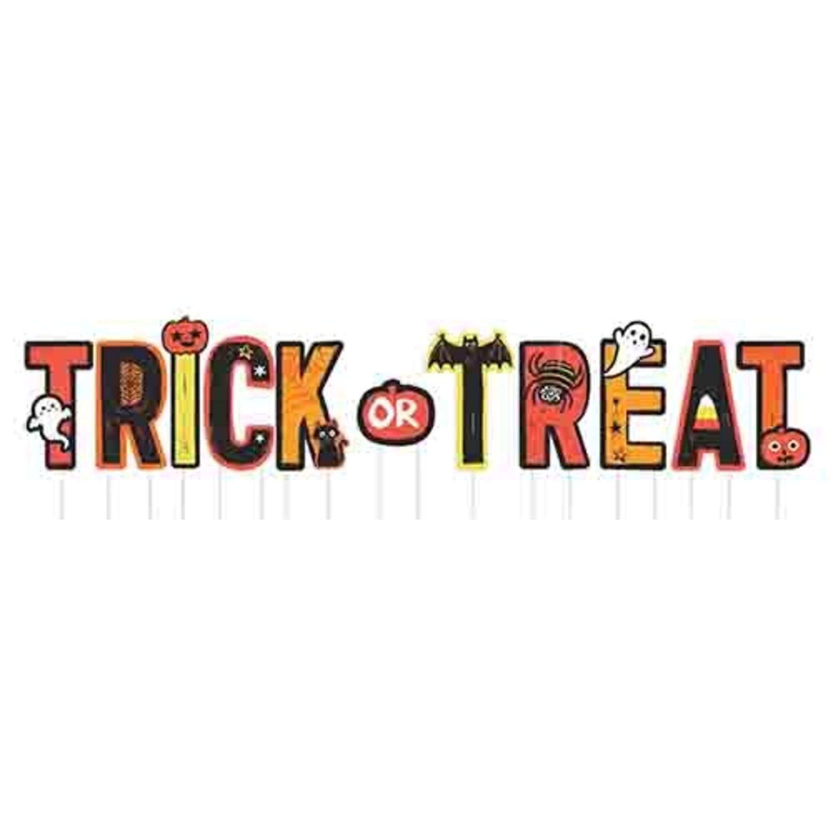 Amscan Trick or Treat Yard Signs w/ Stakes