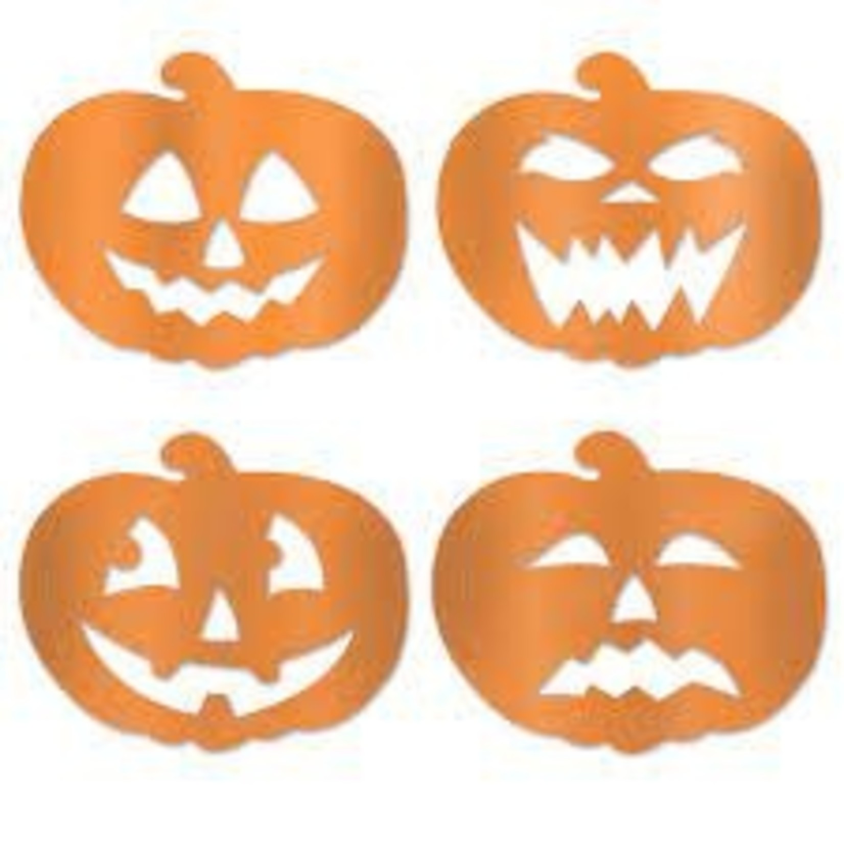 Beistle Jack-O-Lantern Foil Cutout - 1ct.