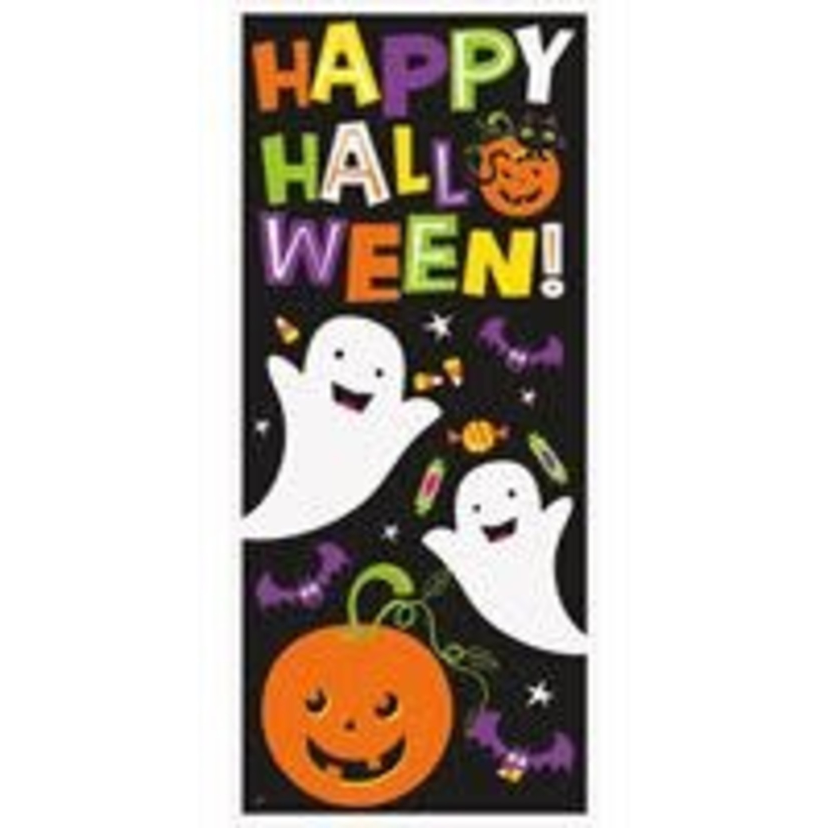 unique Happy Halloween Door Cover - 27" x 60"