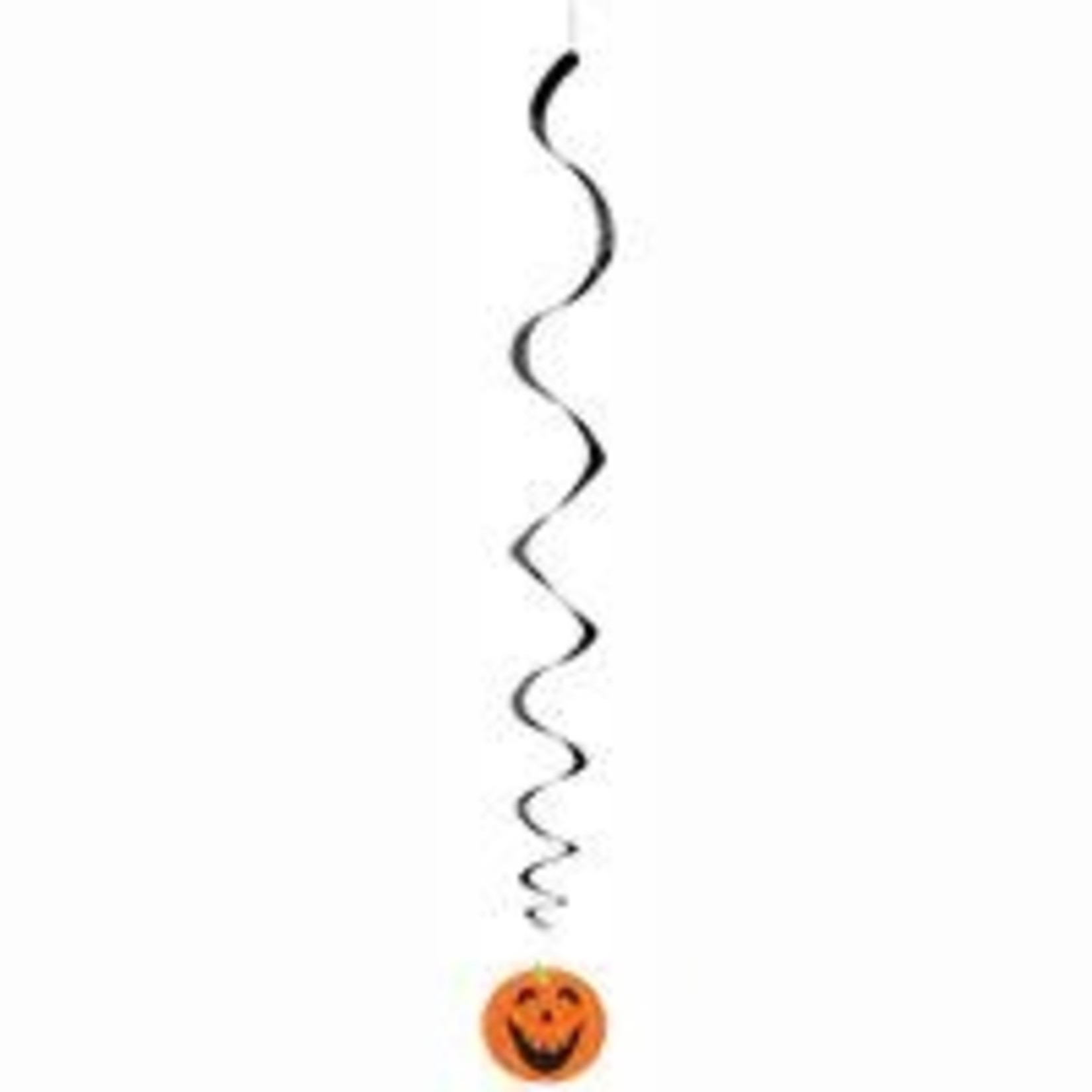 unique Pumpkin Hanging Swirls - 3ct.