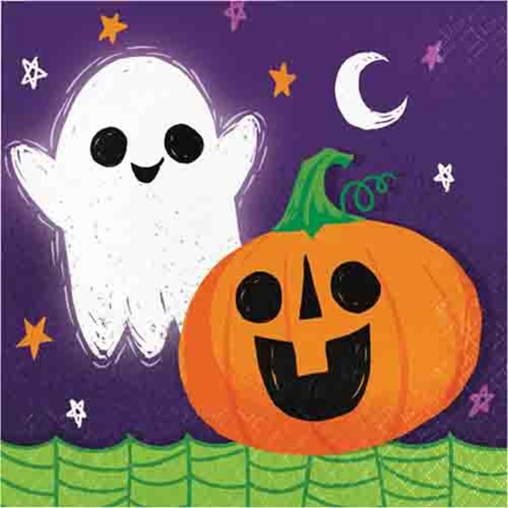 Creative Converting Colorful Halloween Lunch Napkins - 16ct.
