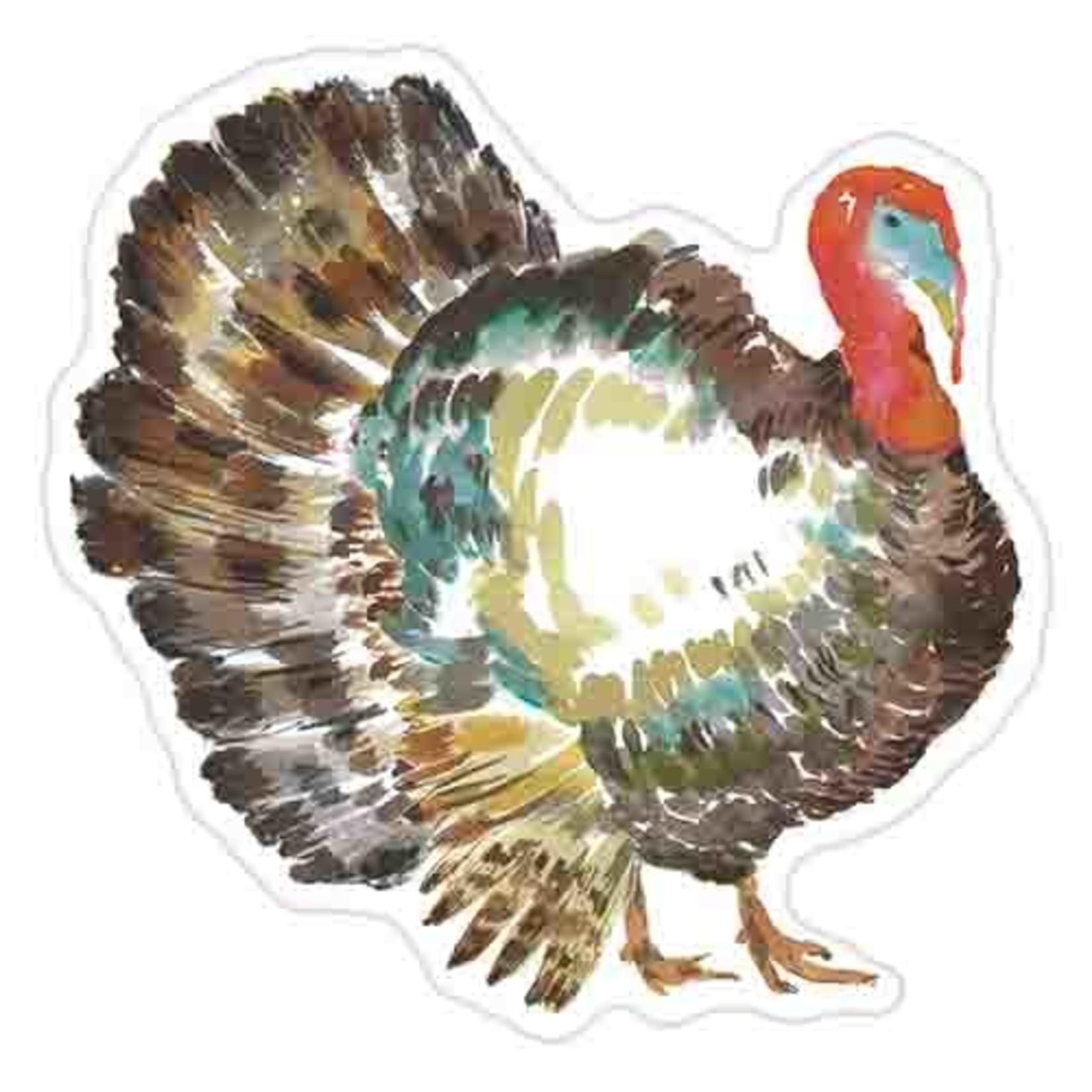 Amscan 8" Traditional Thanksgiving Turkey Cutout - 1ct.