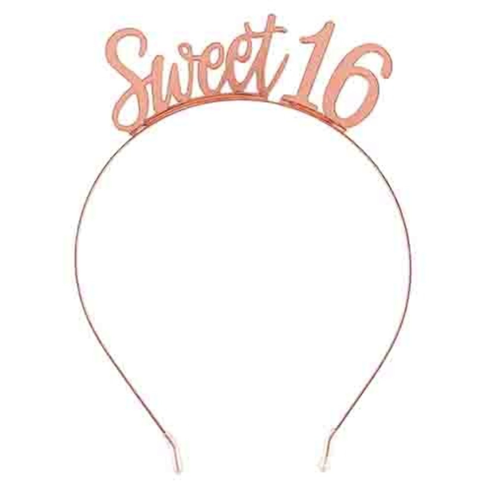 Amscan Sweet 16 Rose Gold Headband - 1ct.
