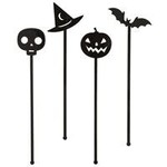 unique Halloween Cocktail Stirrers - 8ct.