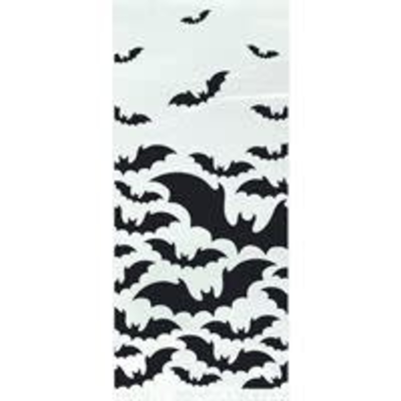 unique Black Bats Halloween Cellophane Bags w/ Ties - 20ct. (5" x 11")