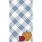 unique Pumpkin & Gingham Guest Towels - 16ct.