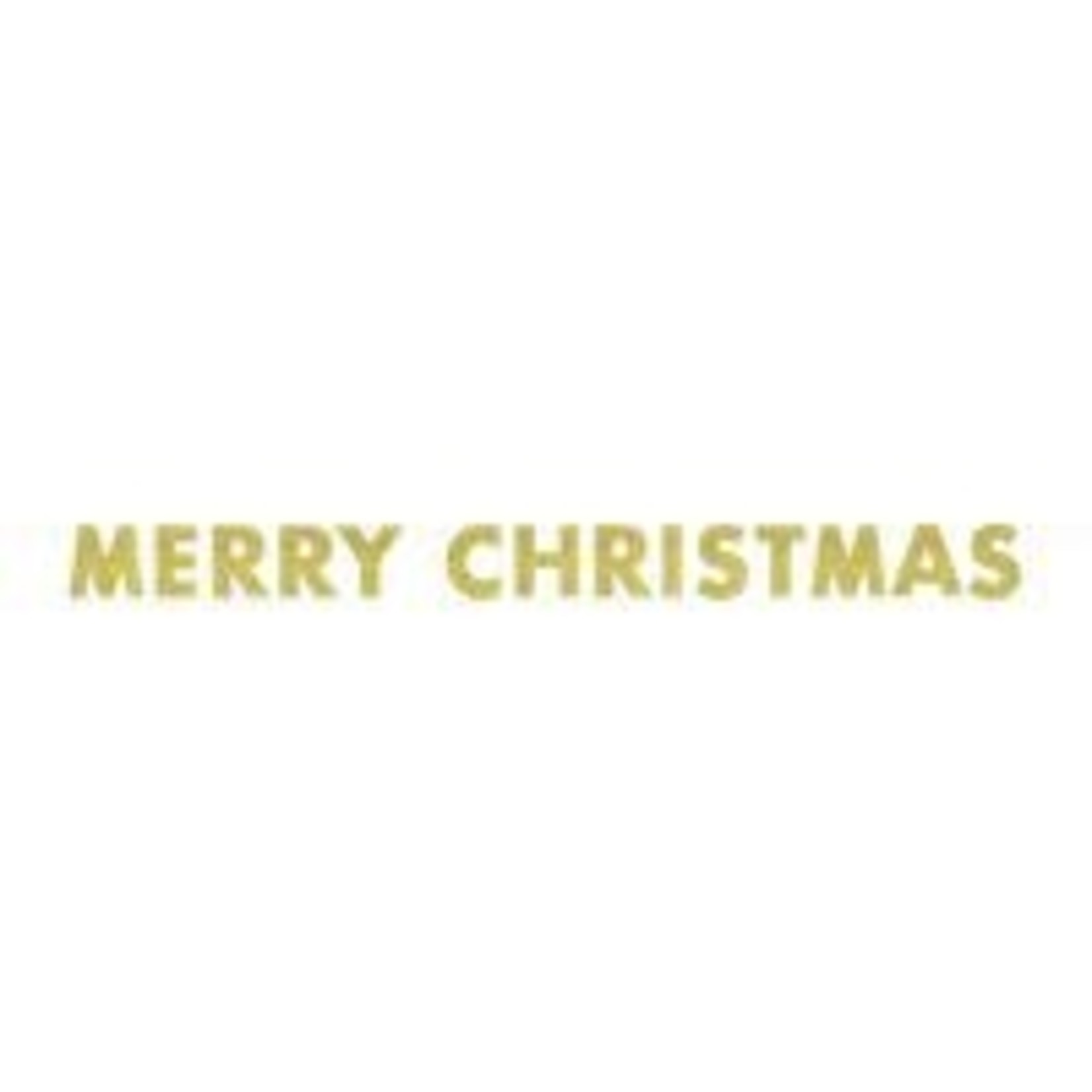unique Glittering Gold Merry Christmas Banner - 9ft.