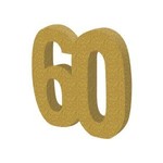 Beistle 3-D Gold Glittered '60' Centerpiece - 1ct.
