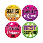 Beistle Halloween Costume Buttons - 4ct.