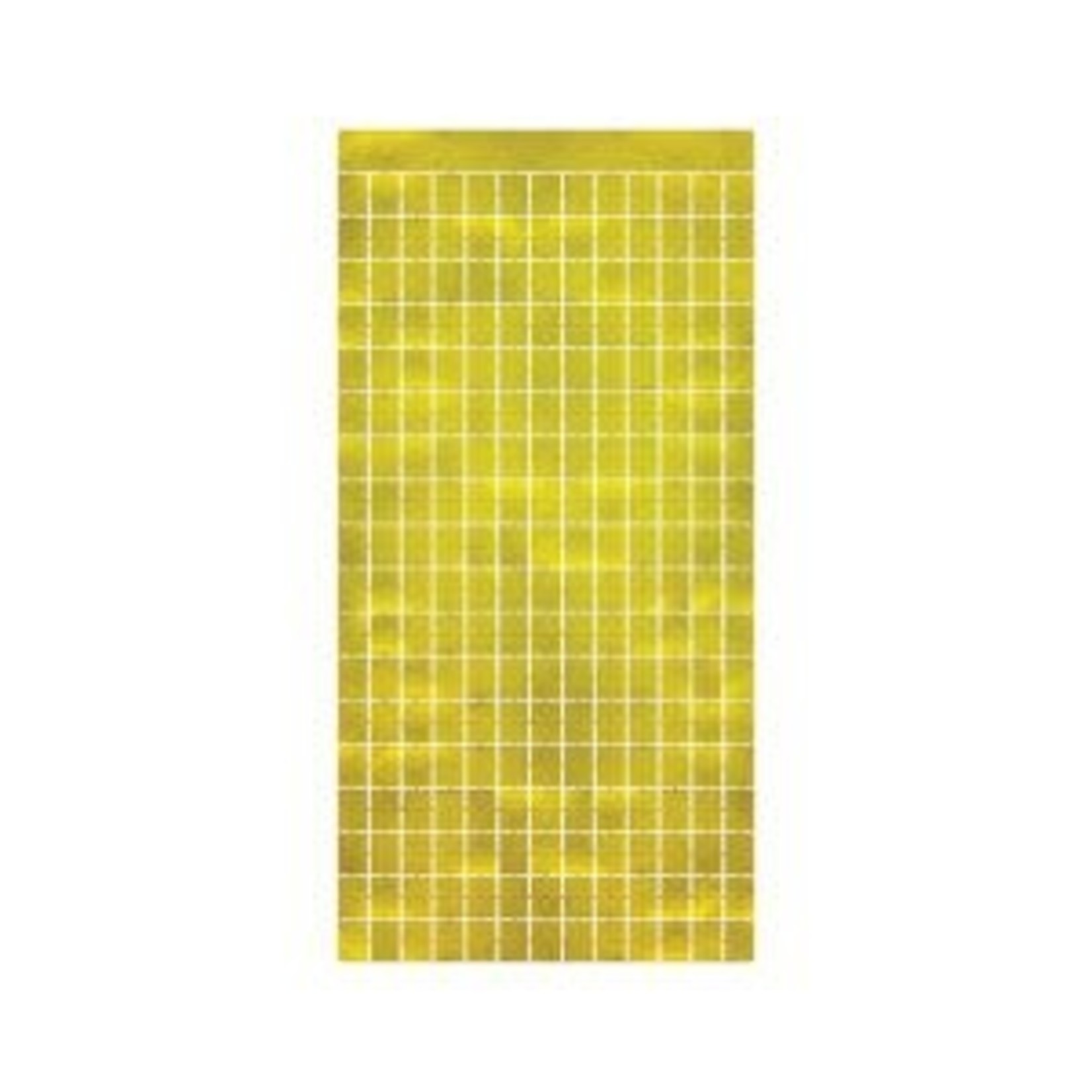 Beistle 6.5' Metallic Gold Square Door Curtain - 1ct.