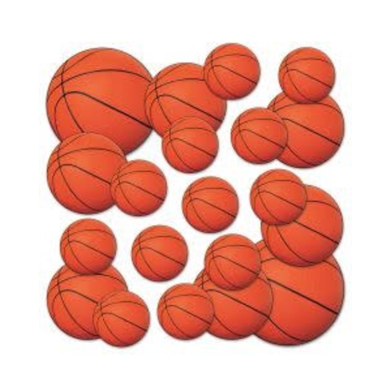 Beistle Basketball Assorted Sized Cutouts - 20ct.