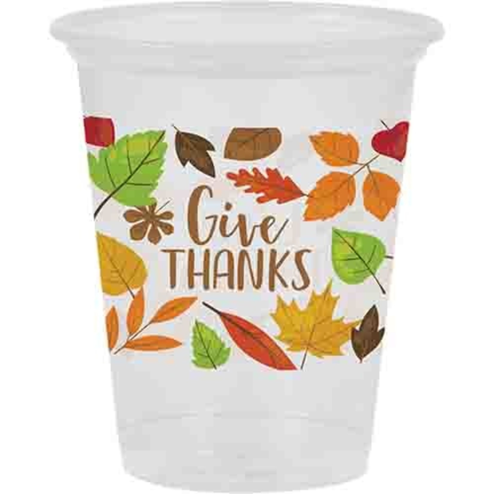 Creative Converting 16oz. Fall Leaves Plastic Party Cups - 8ct.
