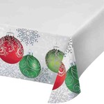 Creative Converting Elegant Ornaments Paper Tablecover - 54" x 102"