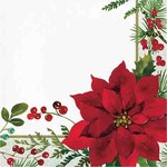 Creative Converting Posh Poinsettia Lunch Napkins - 16ct.