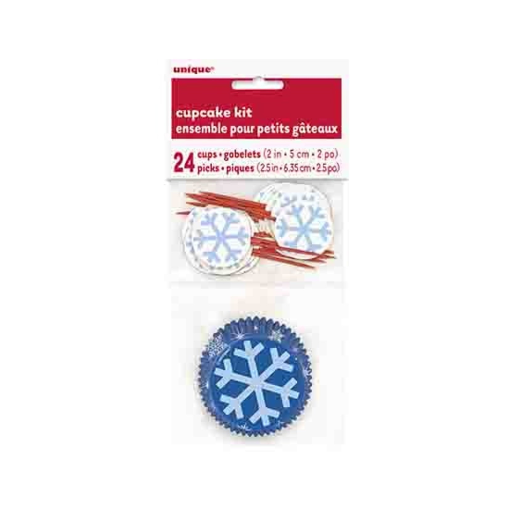 unique Snowflake Cupcake Kit - 24ct.