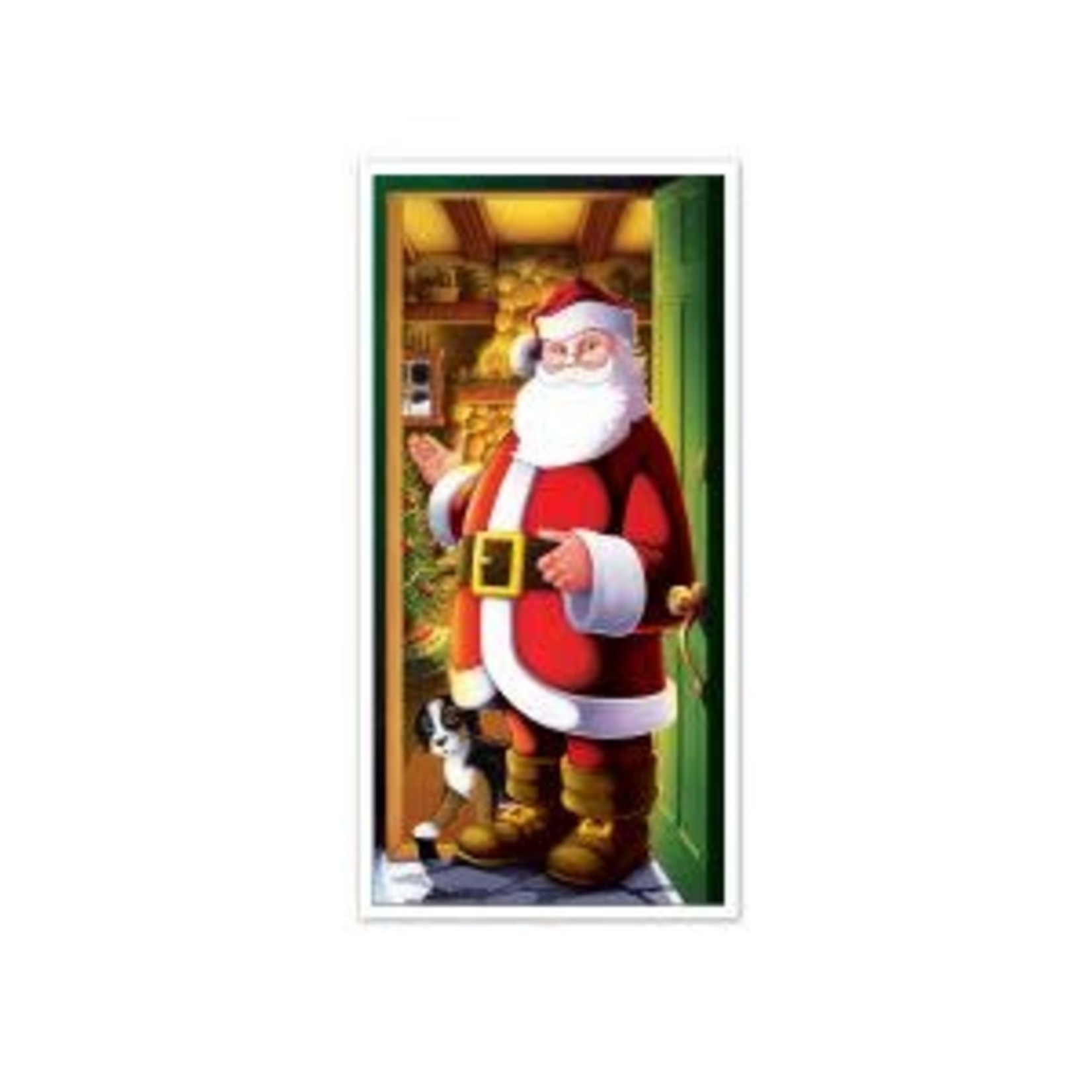 Beistle Welcoming Santa Door Cover - 1ct.