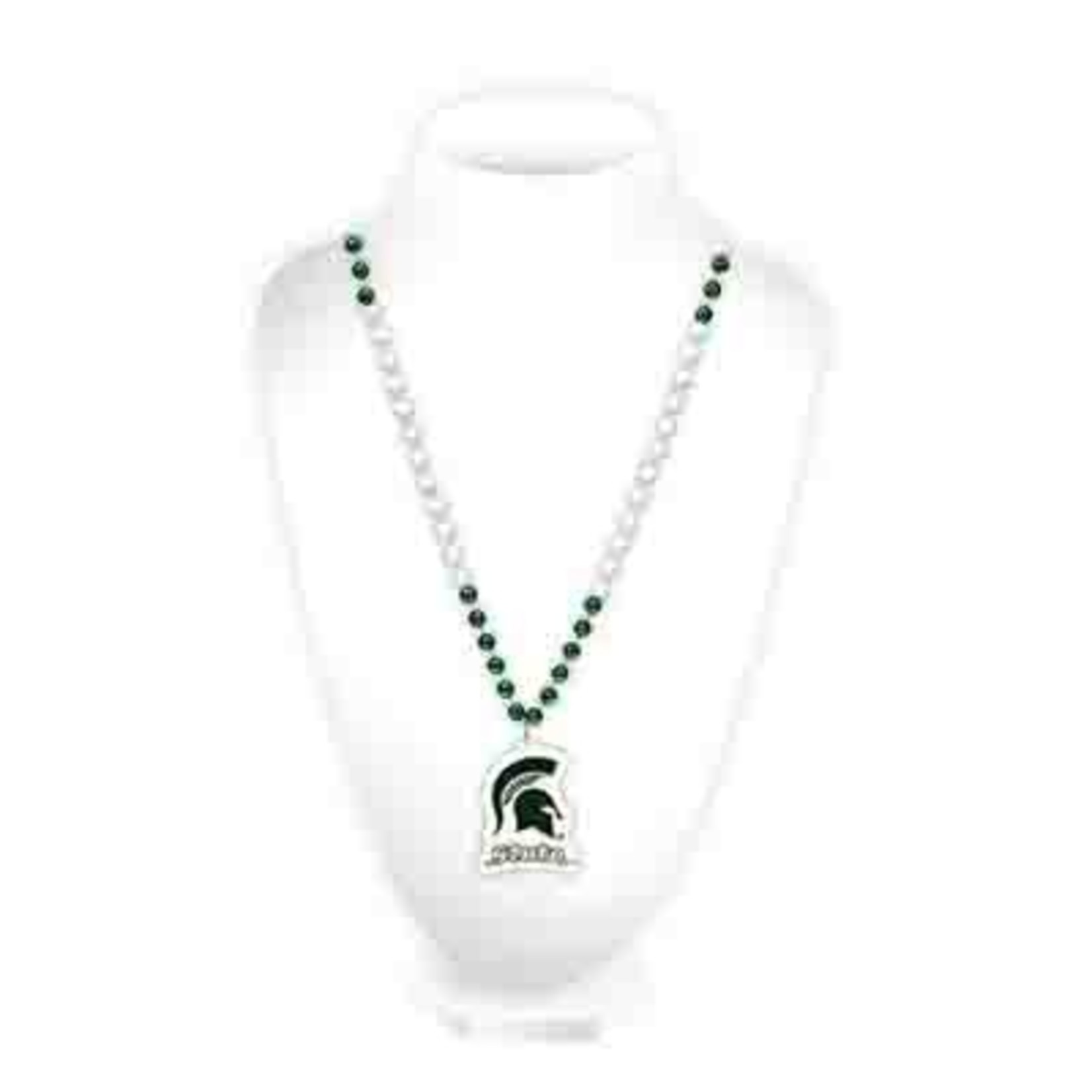 Rico Industries Michigan State Sports Beads w/ Medallion - 1ct.