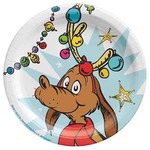 Amscan 7" Dr. Suess's Grinch Plates - 8ct.