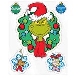 Amscan Dr. Suess's Grinch Window Clings - 5ct.