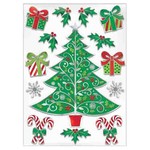 Amscan Christmas Tree & Presents Window Clings - 14ct.