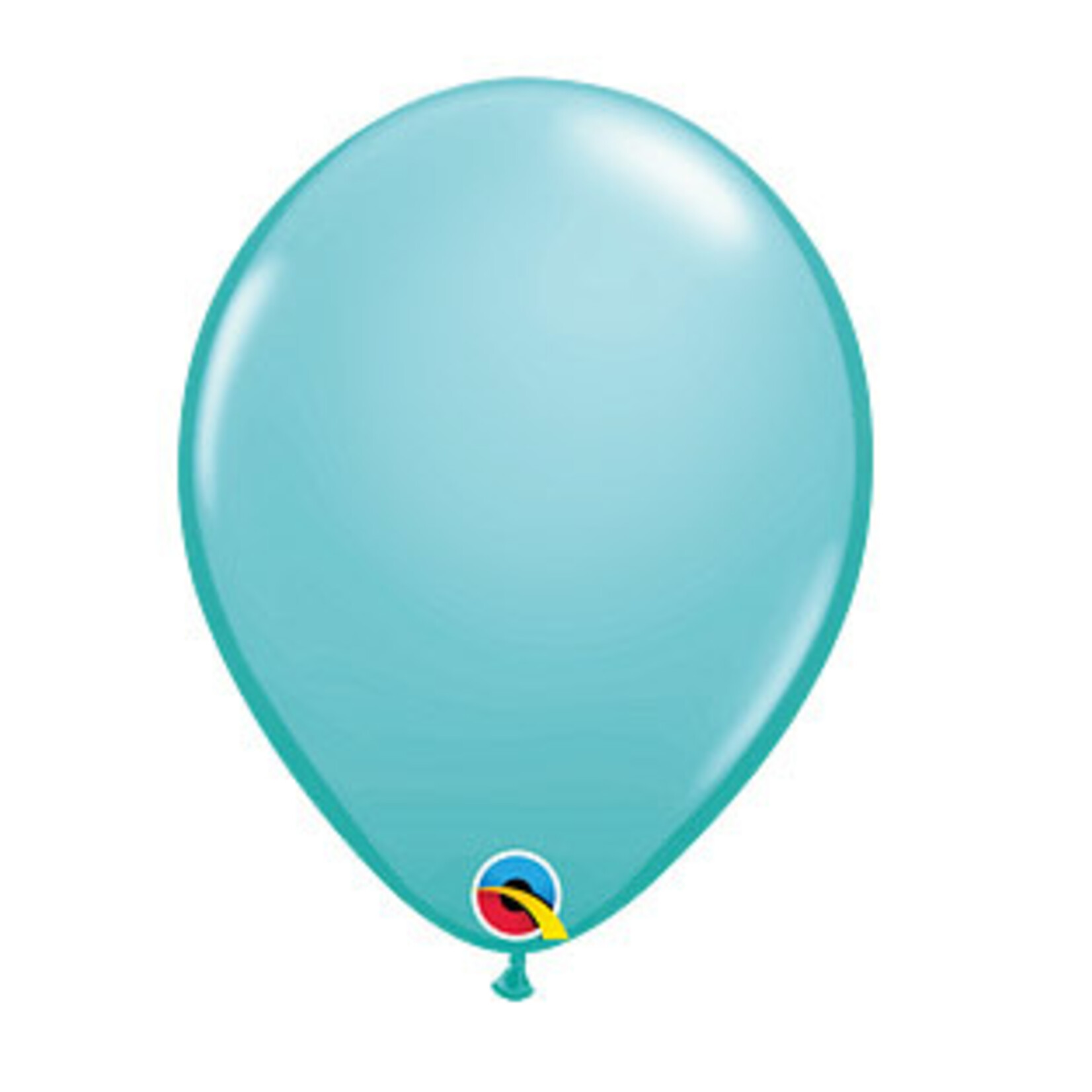A to Z 11" Caribbean Blue Qualatex Latex Balloons - 100ct.