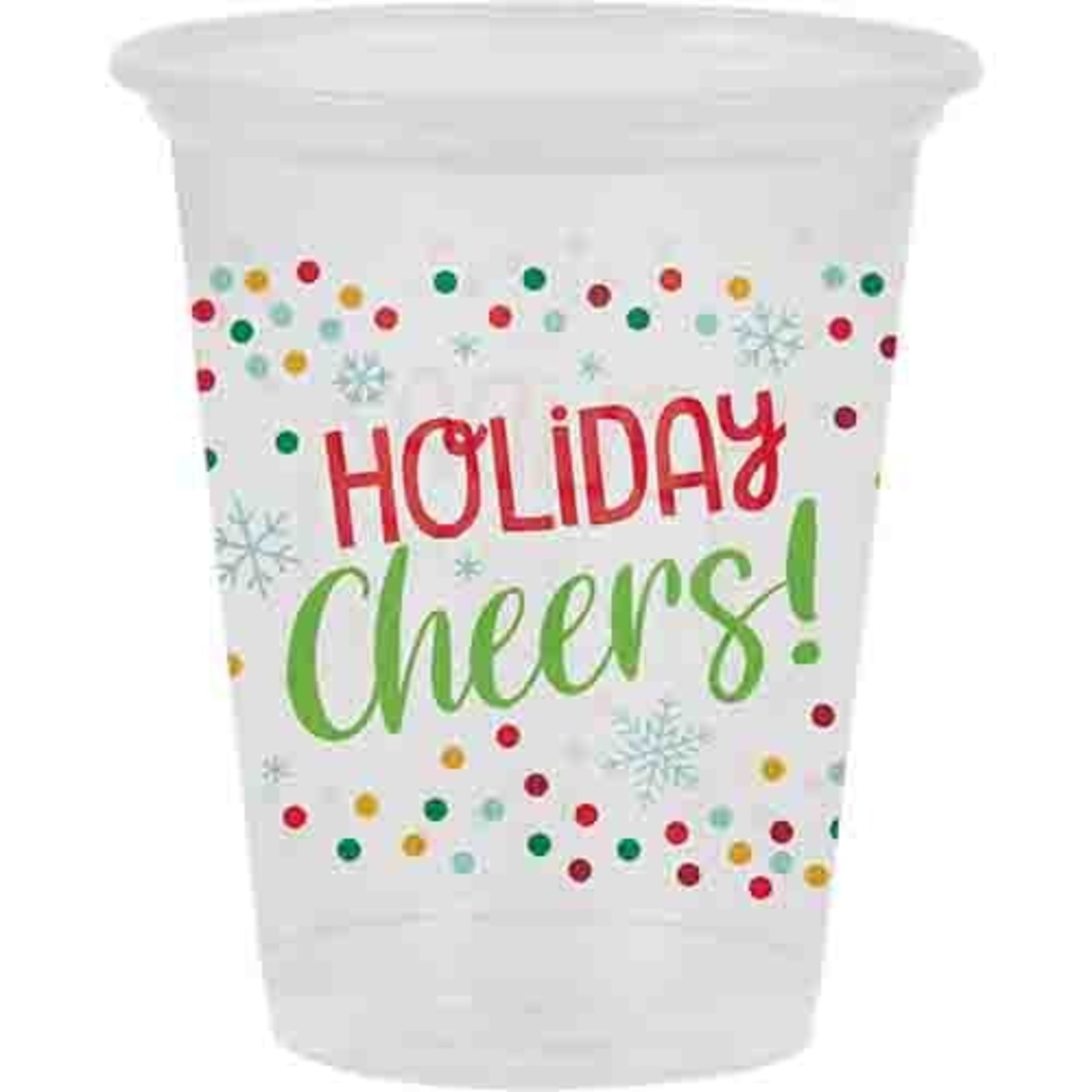 Creative Converting 16oz. Holiday Fun Party Cups - 8ct.