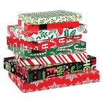 Amscan Christmas Fun Gift Boxes - Assorted Sizes - 8ct.