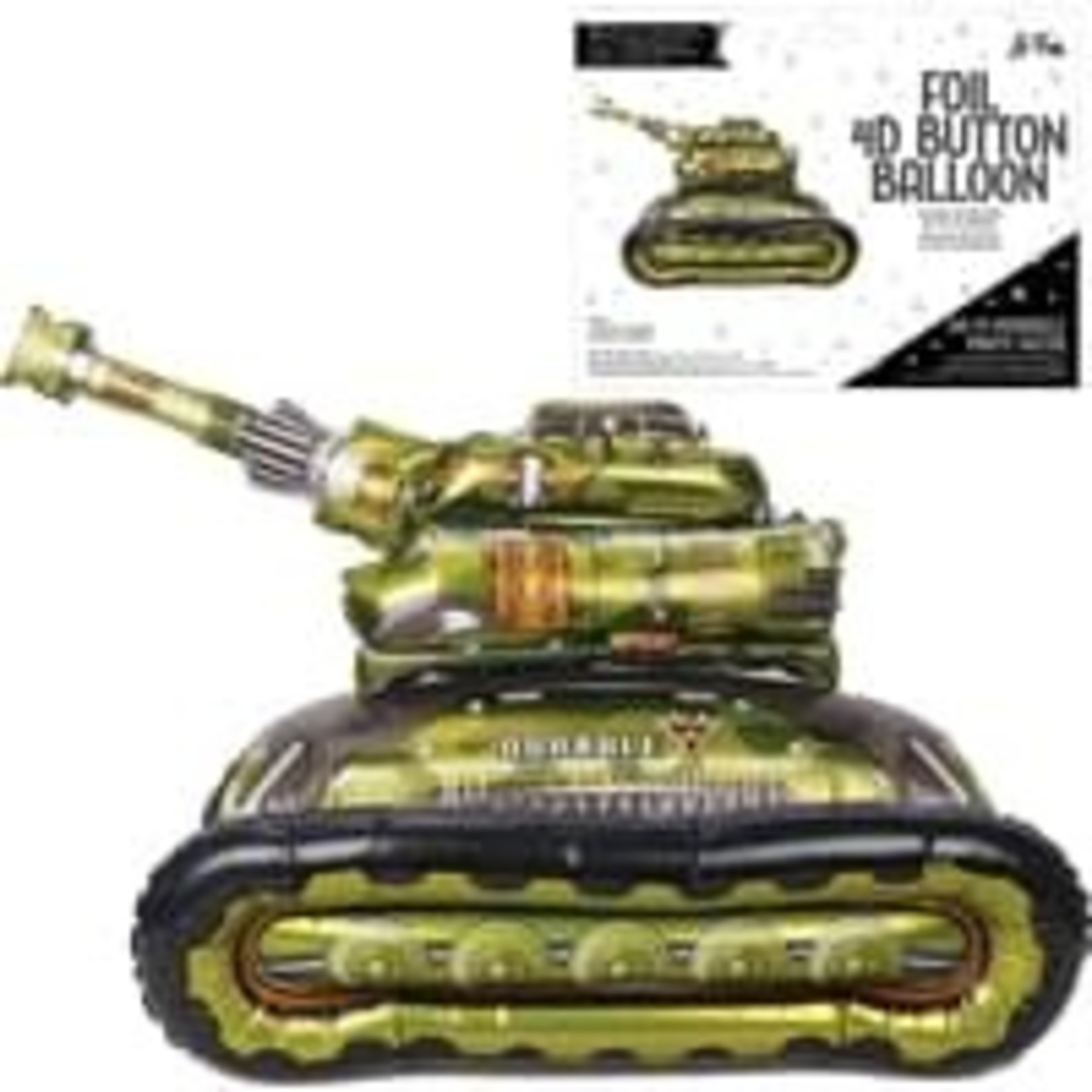 La Fete 28" Military Tank 4D Balloon - 1ct. (Air-Fill Only)